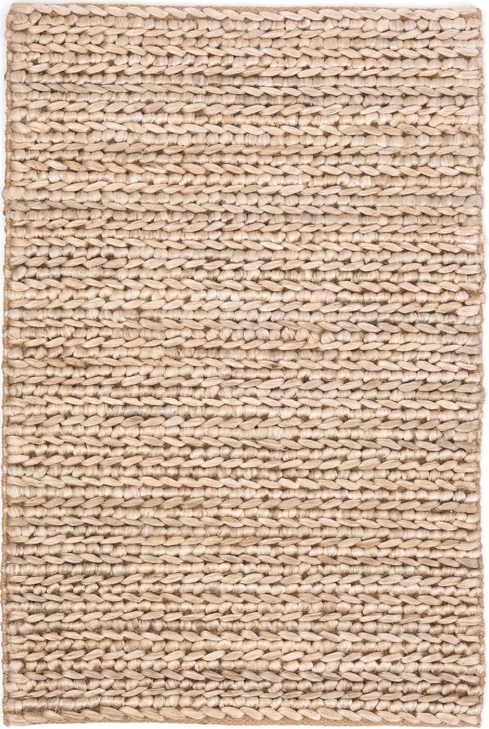 Jute Handwoven Bleached Oak Rug
