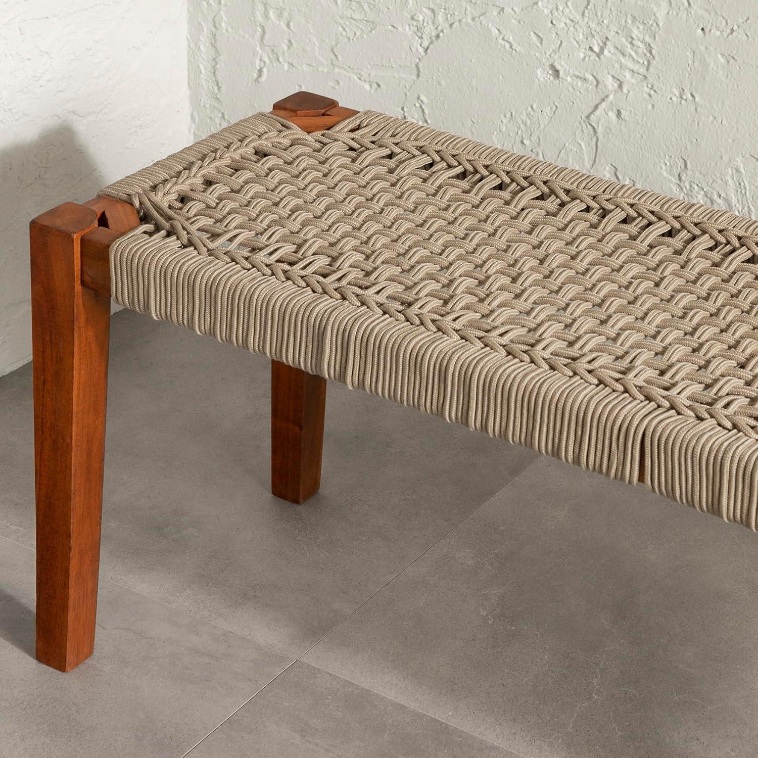 South Shore Agave, Bohemian Harmony Bench,  Beige