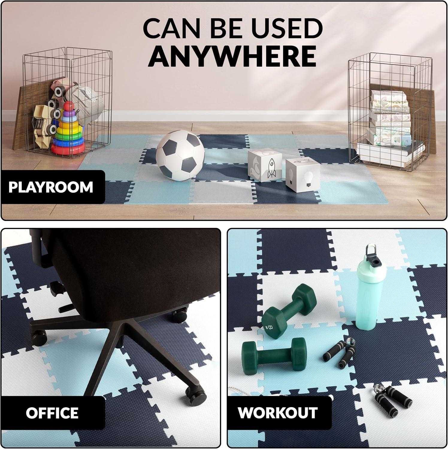 Foam Floor Tiles 20PK - 20sqft (Blue)