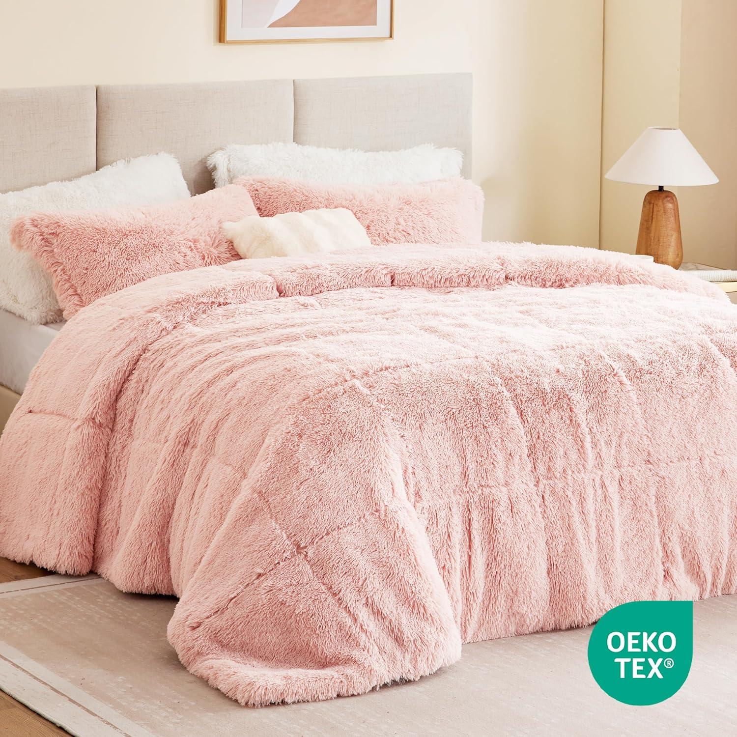 Malea Shaggy Faux Fur Comforter Mini Set