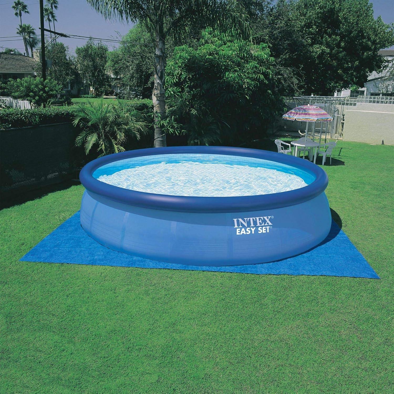 Intex Intex Easy Set Inflatable Kid Swimming Pool with Filter Pump