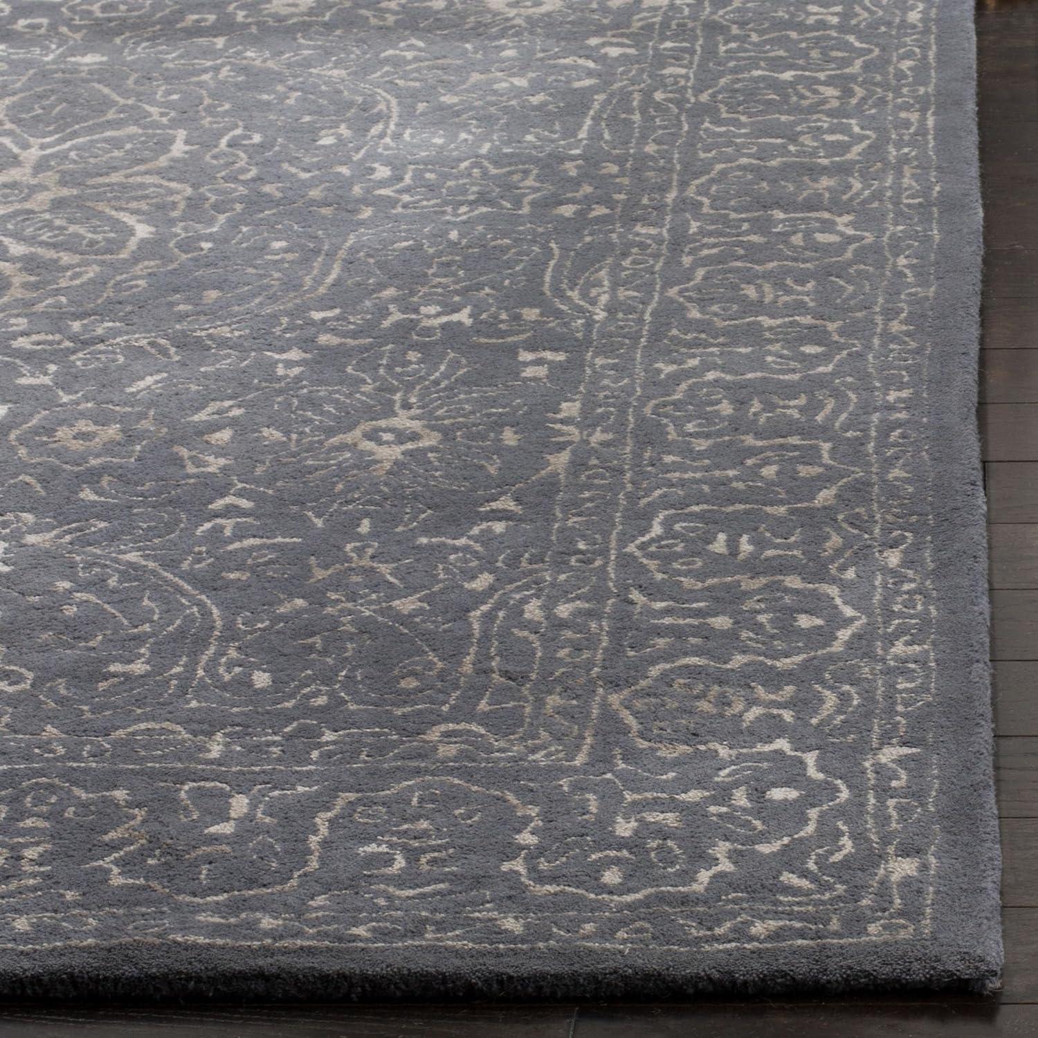 Glamour GLM516 Hand Tufted Accent Rug - Steel/Blue - 2'x3' - Safavieh.