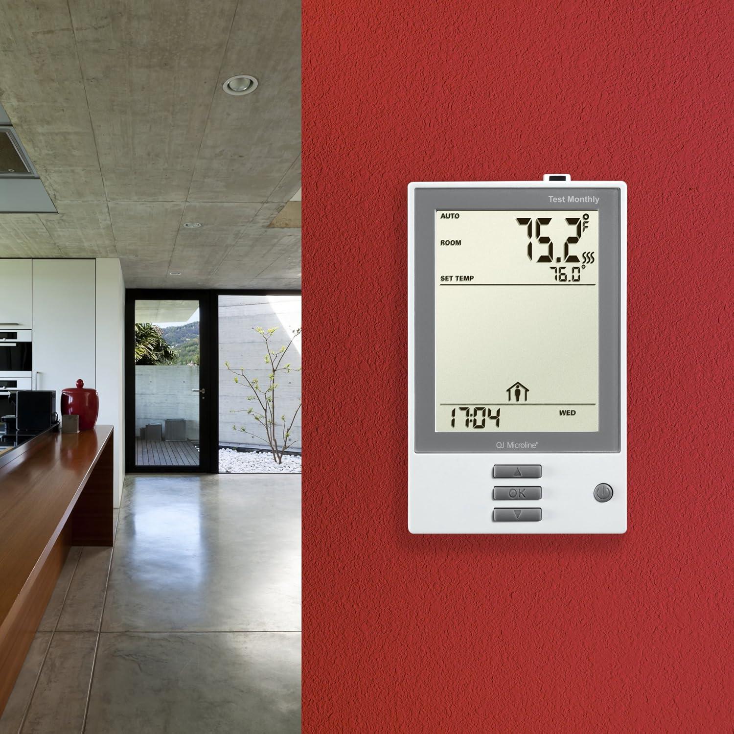 WarmlyYours WarmlyYours NSpiration Series Of Controls Smart Programmable Thermostat White