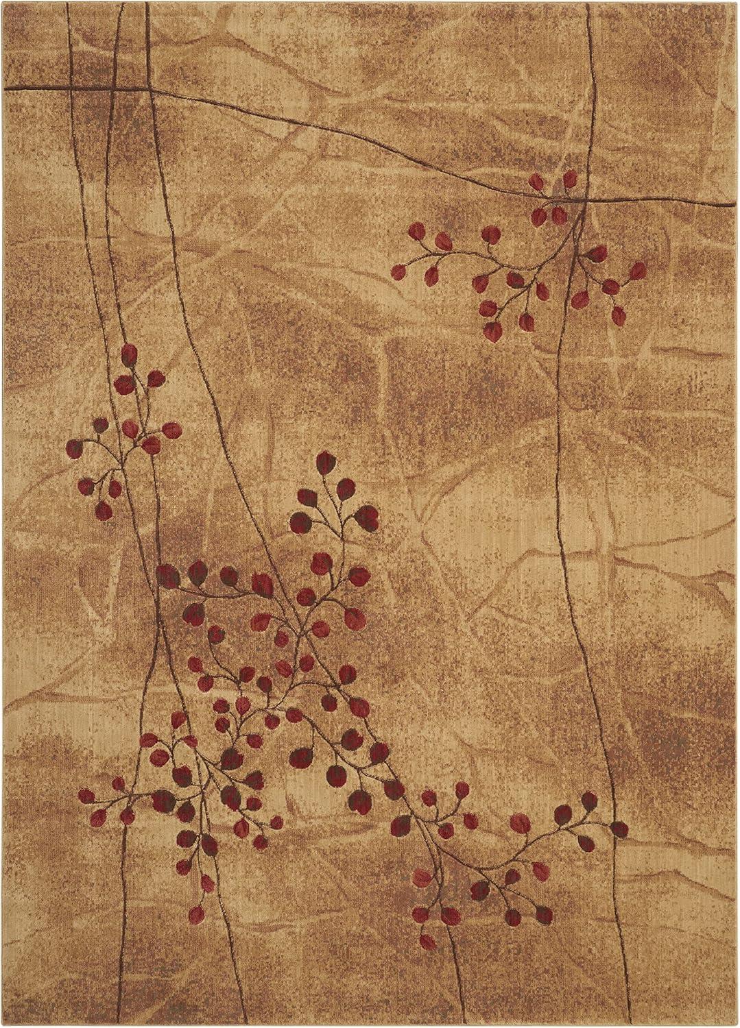 Nourison Somerset Latte Area Rug ST74 6'7" x 9'7"