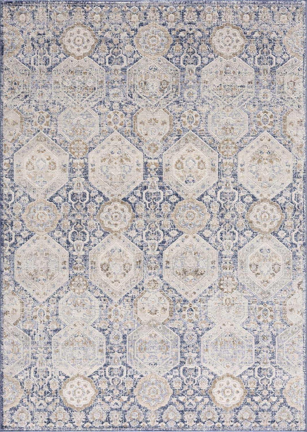Hauteloom Rectangle Area Rug   Navy