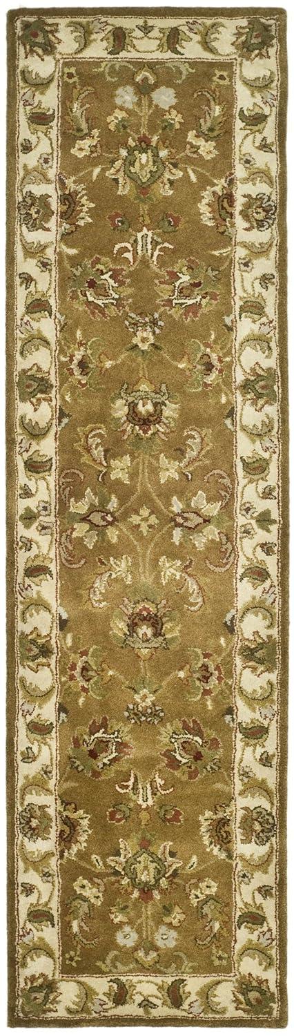 Heritage HG816 Hand Tufted Runner Rug - Mocha/Ivory - 2'3"x8' - Safavieh.