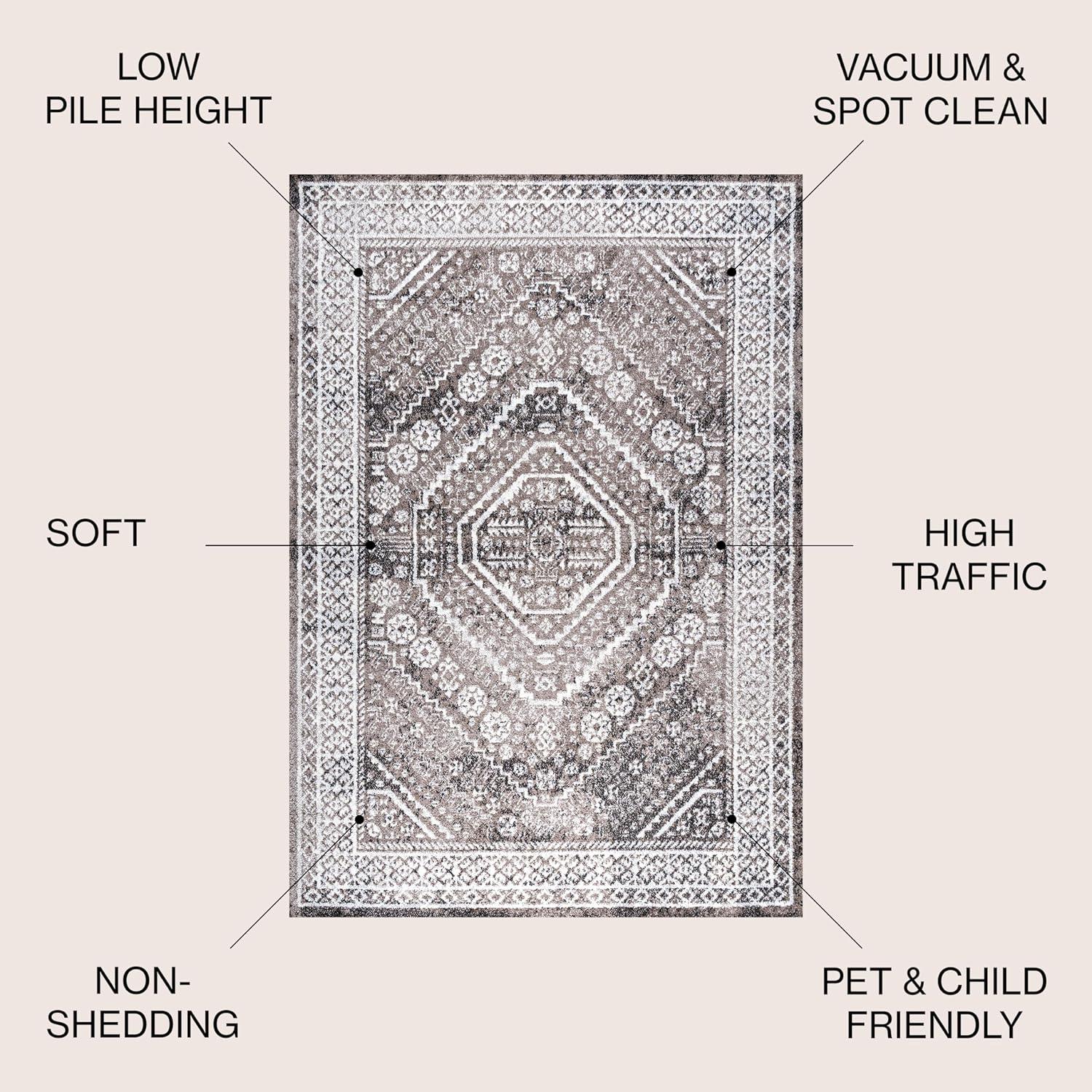 Boho Cottage Medallion Area Rug - JONATHAN Y