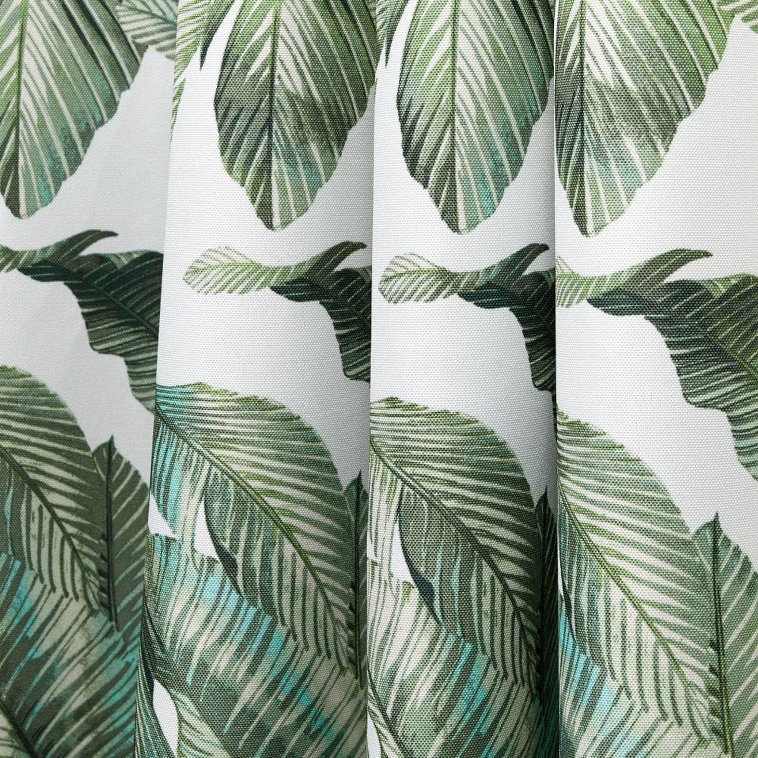 Tommy Bahama Tommy Bahama Indoor/Outdoor Island Palm Light Filtering Grommet Top Curtain Panel Pair