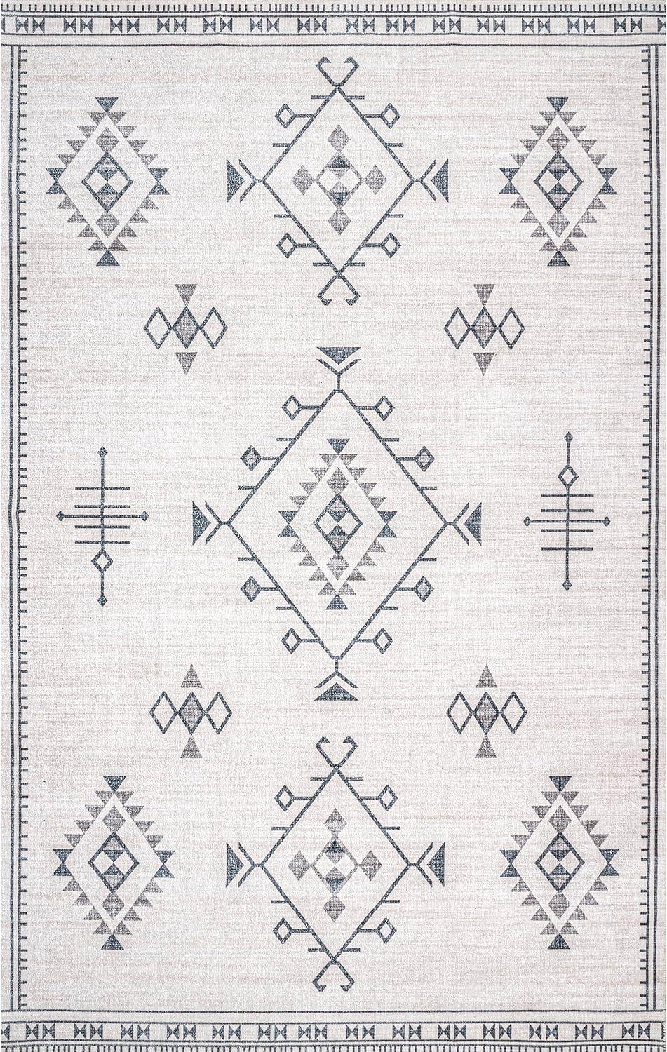 Nuloom Evalyn Southwestern Machine Washable Indoor Area Rug