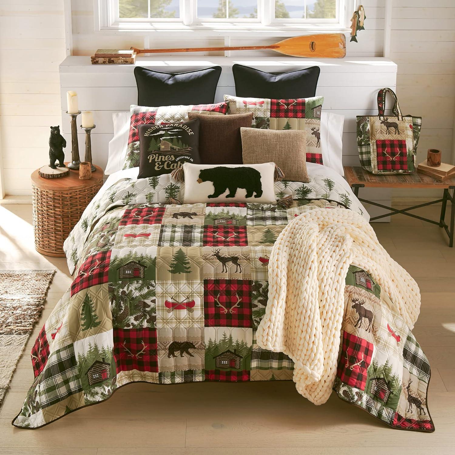 Your Lifestyle by Donna Sharp  Cedar Lodge 3PC Quilt Set Queen