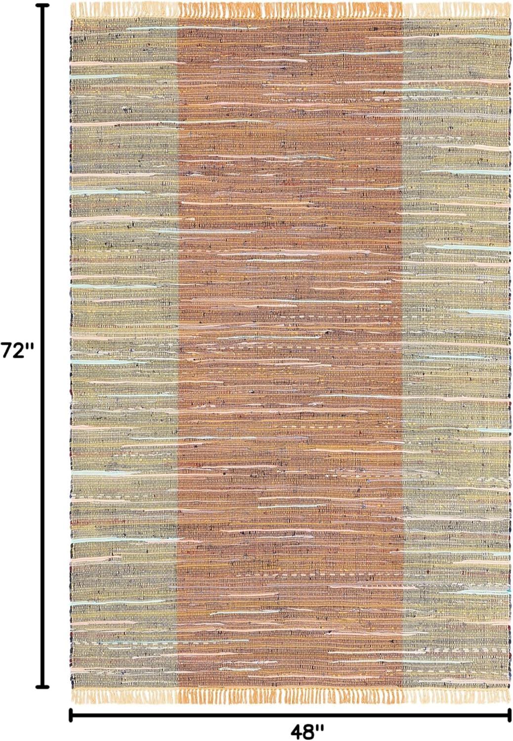 Rag Area Rug RAR122 Hand Woven Area Rug  - Safavieh