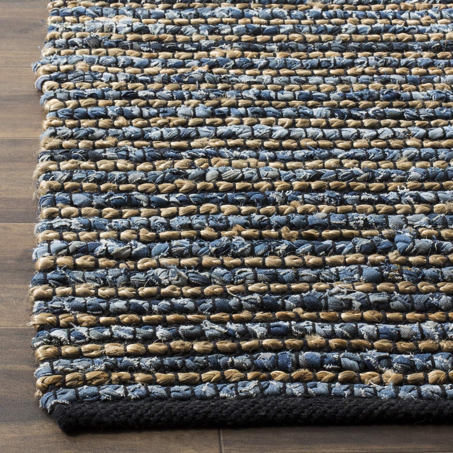 Cape Cod CAP365 Hand Woven Runner Rug - Blue - 2'3"x14' - Safavieh.