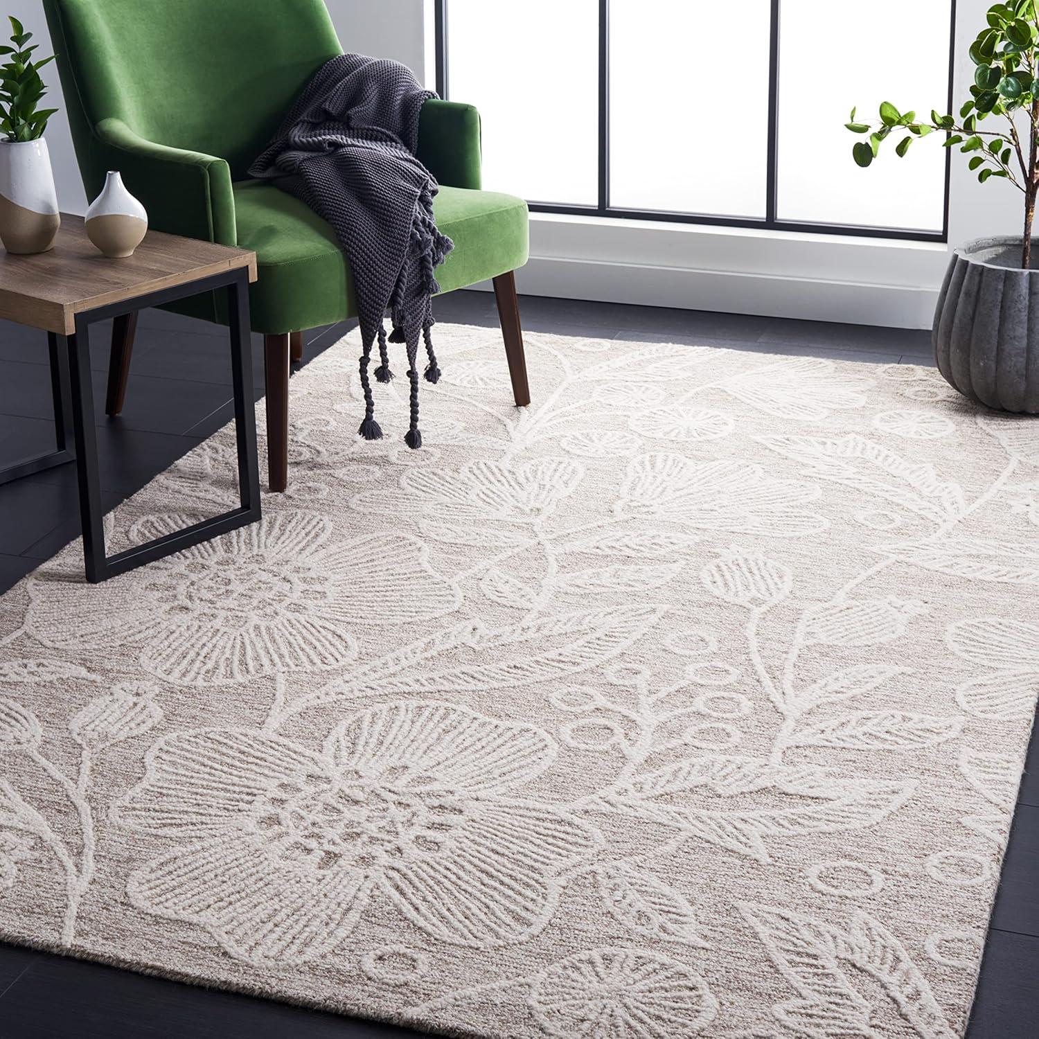 Jardin JAR727 Hand Tufted Area Rug - Natural/Ivory - 3'x5' - Safavieh.