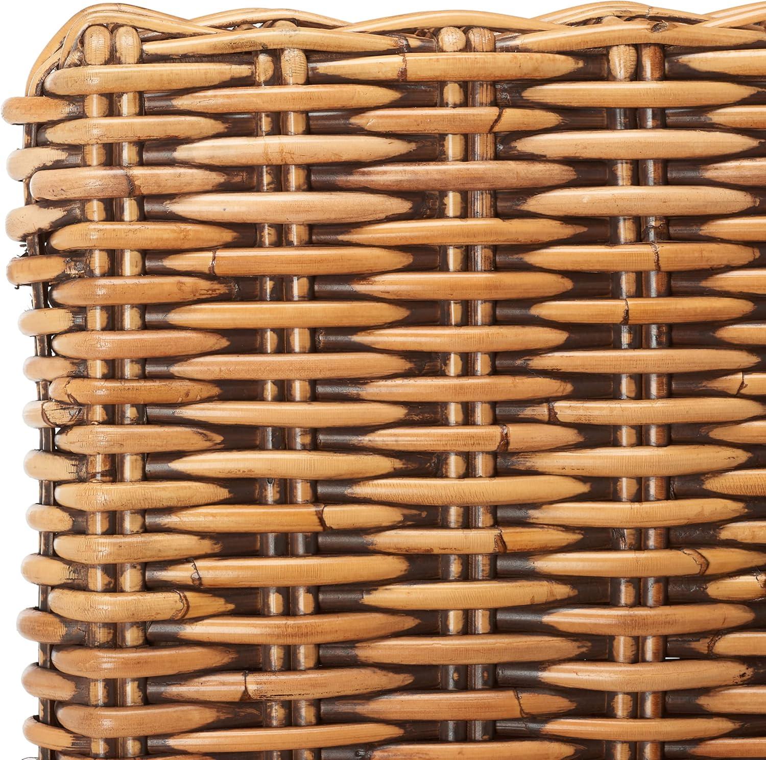 Tobie Rattan Bar Stool - BST6500 - Honey Brown Wash/Antique Brow - Safavieh