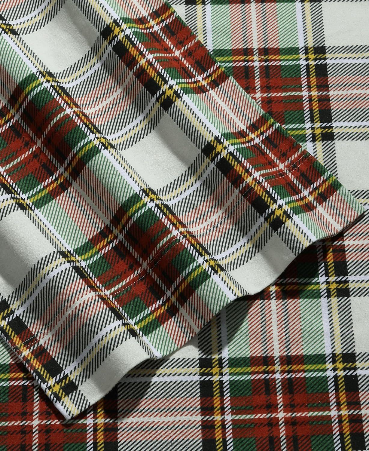 Cozy Flannel Novelty and Holiday Printed Extra Deep Pocket Bed Sheet Set
