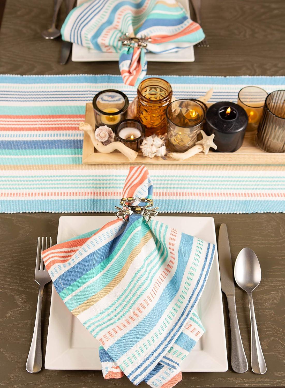 Brezza Cotton Striped Square Napkin