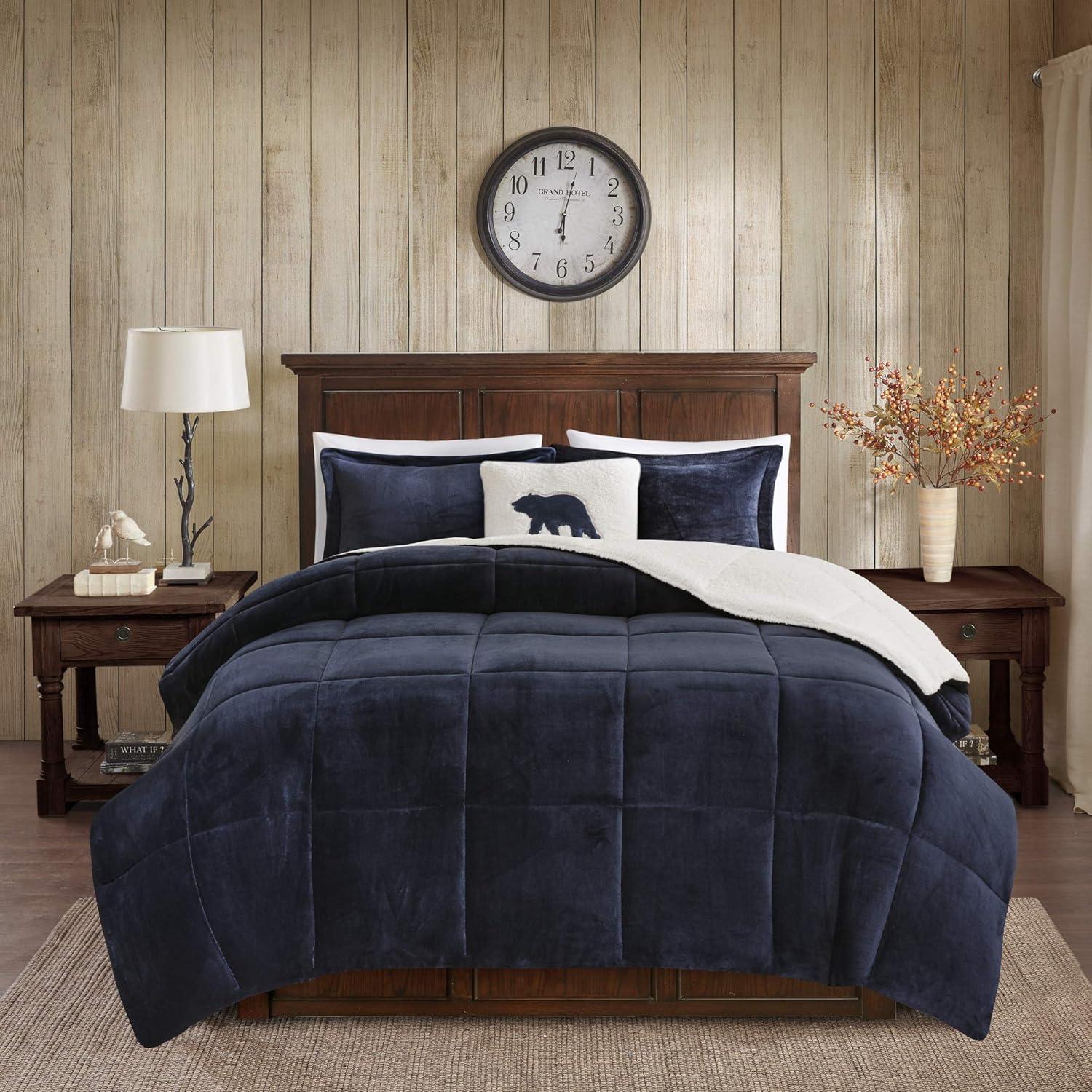 Woolrich Woolrich Alton Plush to Sherpa Down Alternative Comforter Set