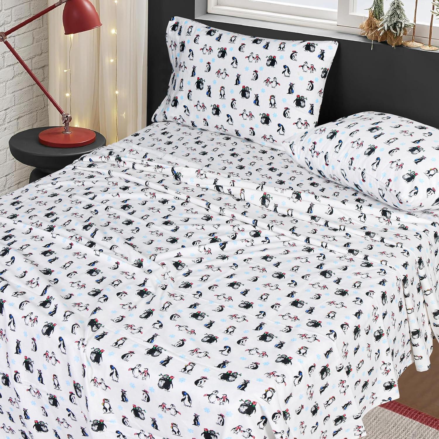 Enviohome Colyt 100% Cotton Flannel Sheet Set
