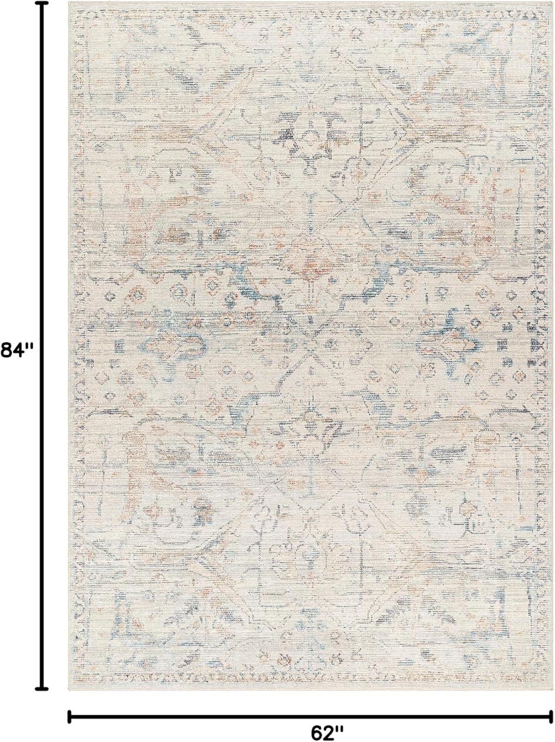 Becki Owens x Livabliss Vintage Traditional Oriental Boho Cream Area Rug