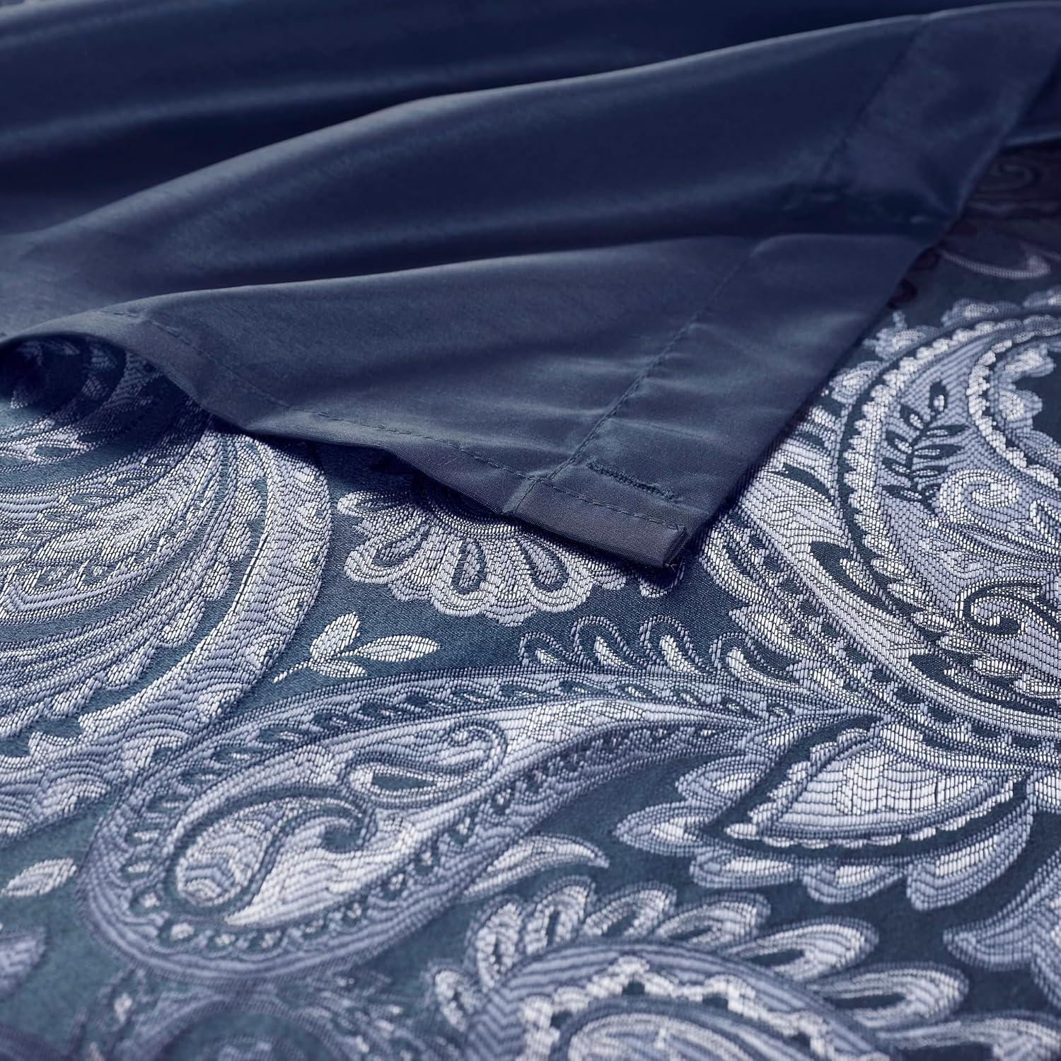Madison Park Aubrey Paisley Jacquard Shower Curtain