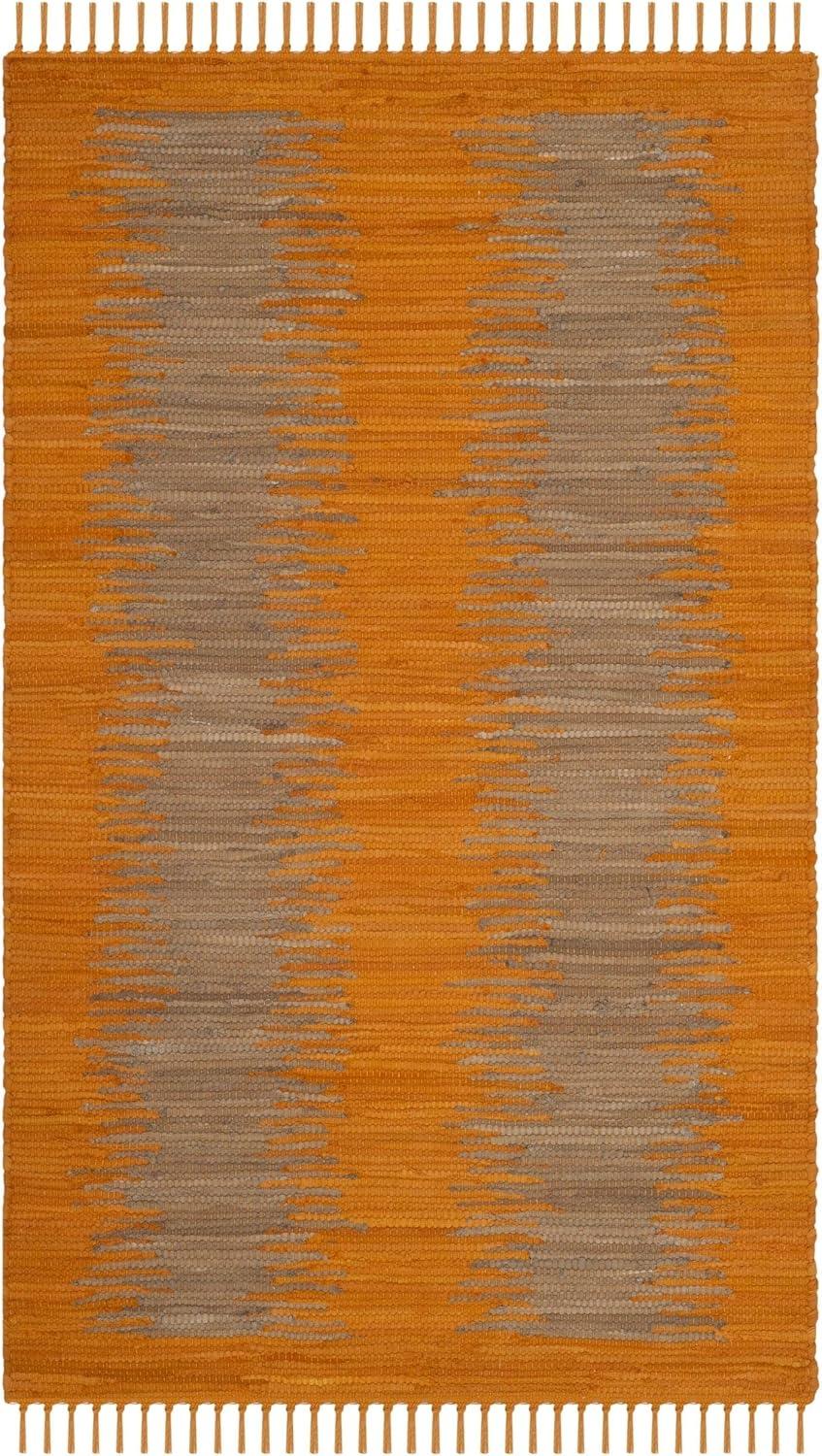 Montauk MTK718 Hand Woven Indoor Accent Rug - Orange - 3'x5' - Safavieh.