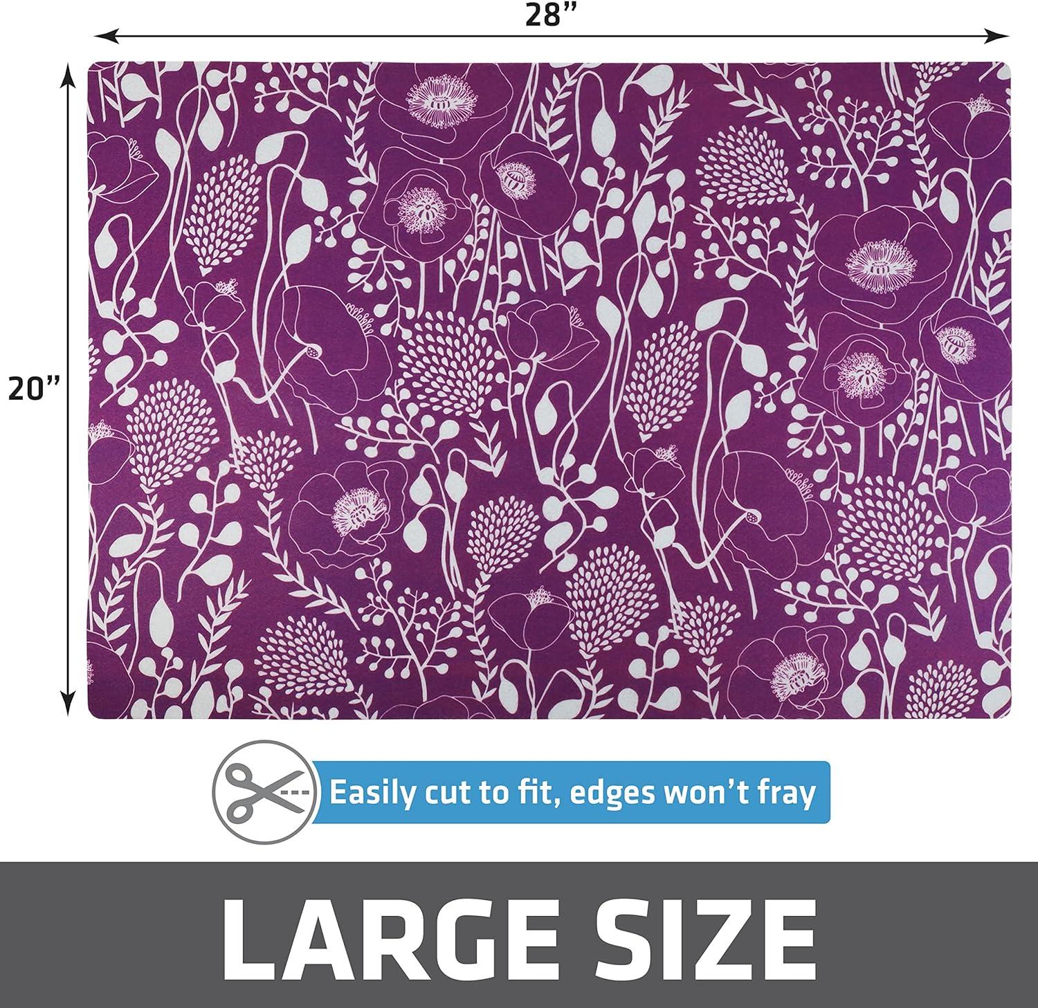 Cat Litter Mat for Litter Box, Protective & Decorative - Absorbent, Waterproof, Machine Washable