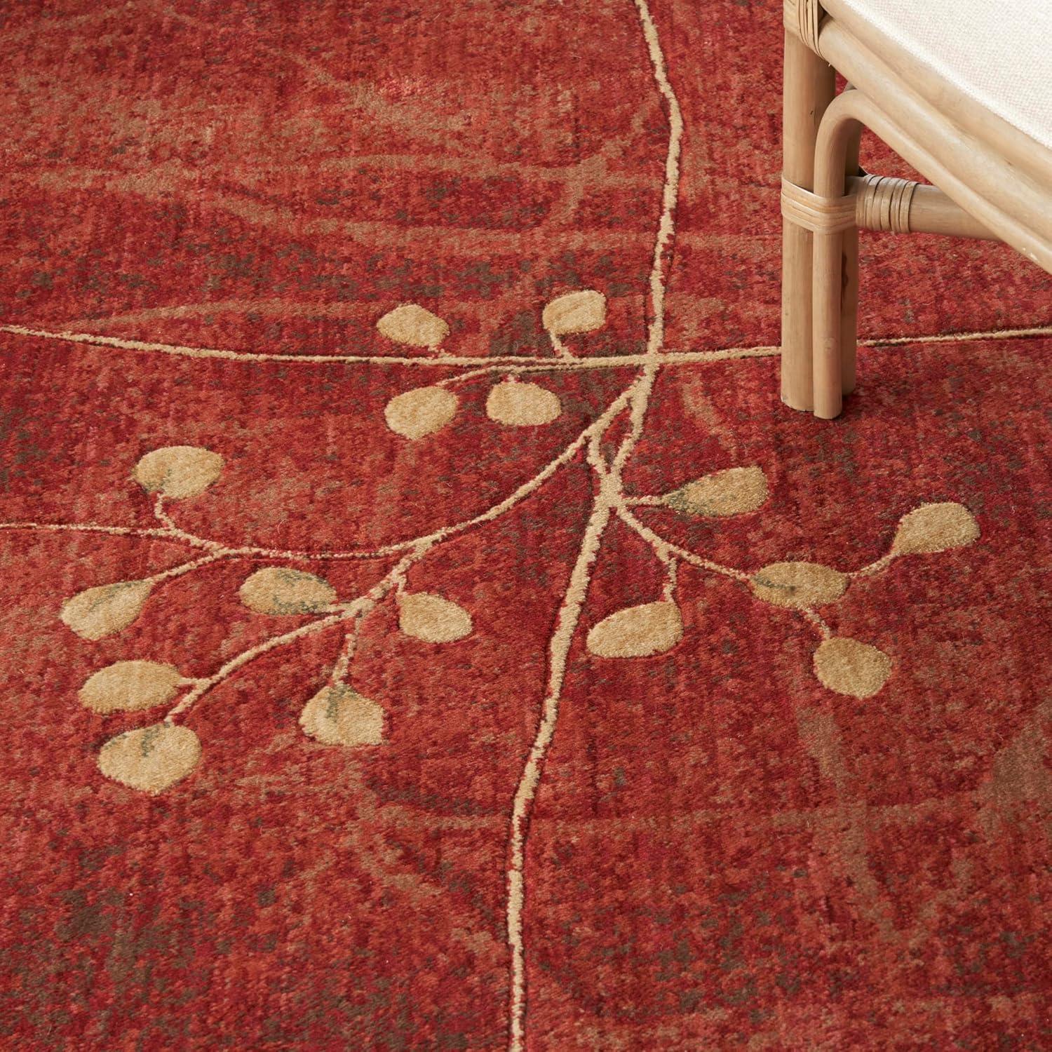 Nourison Somerset Latte Area Rug ST74 6'7" x 9'7"