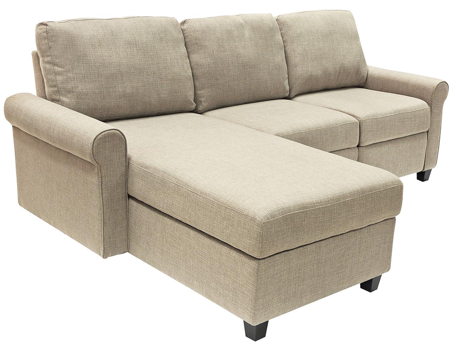 Serta Copenhagen Reclining Sectional Sofa with Storage Chaise