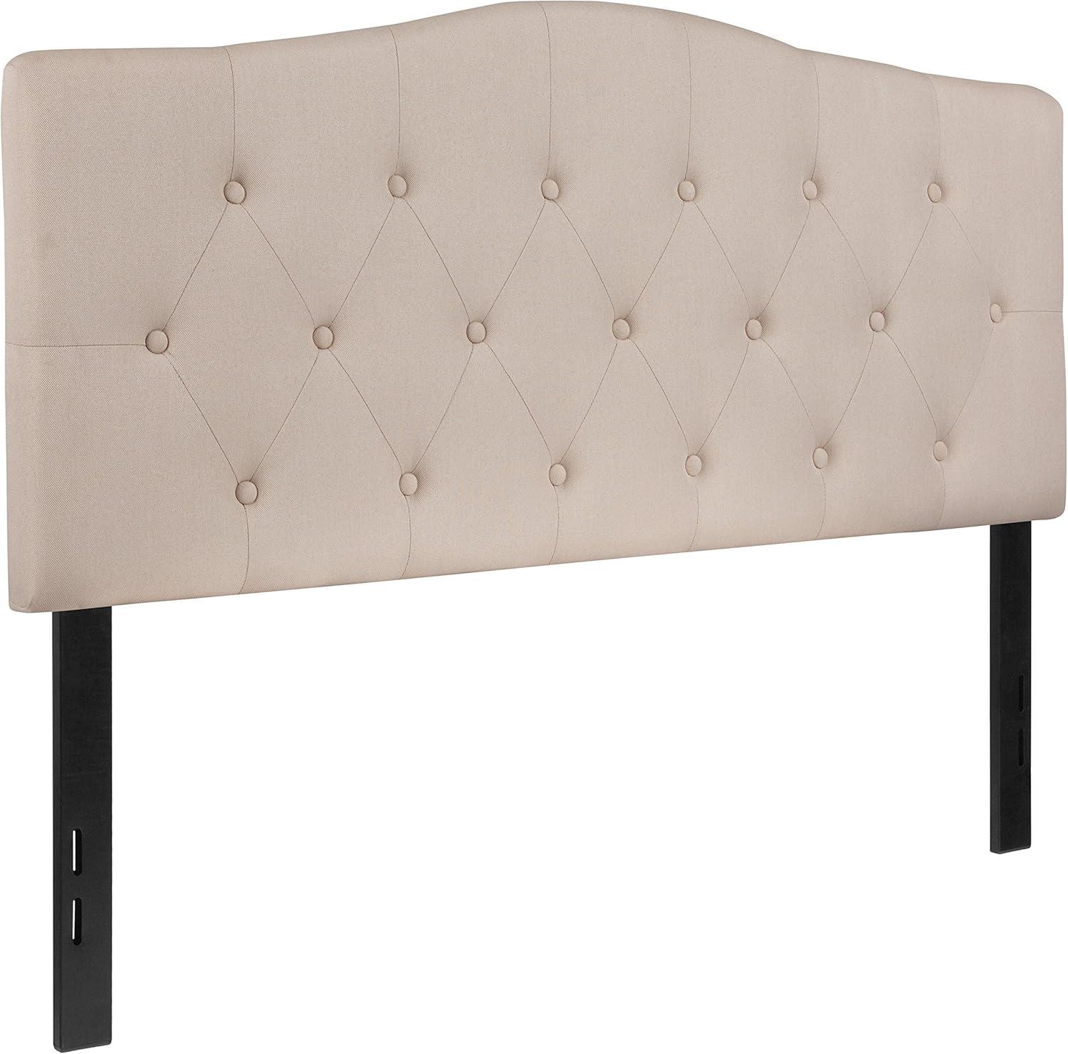 Flash Furniture Cambridge Arched Button Tufted Upholstered Headboard