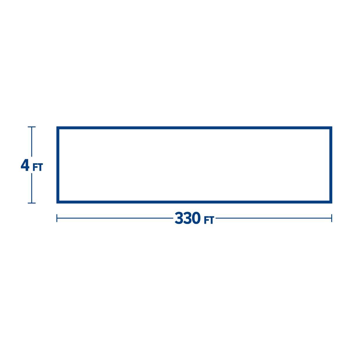 Tenax Black Reinforced Edge Pet Barrier Fence 4' x 330'