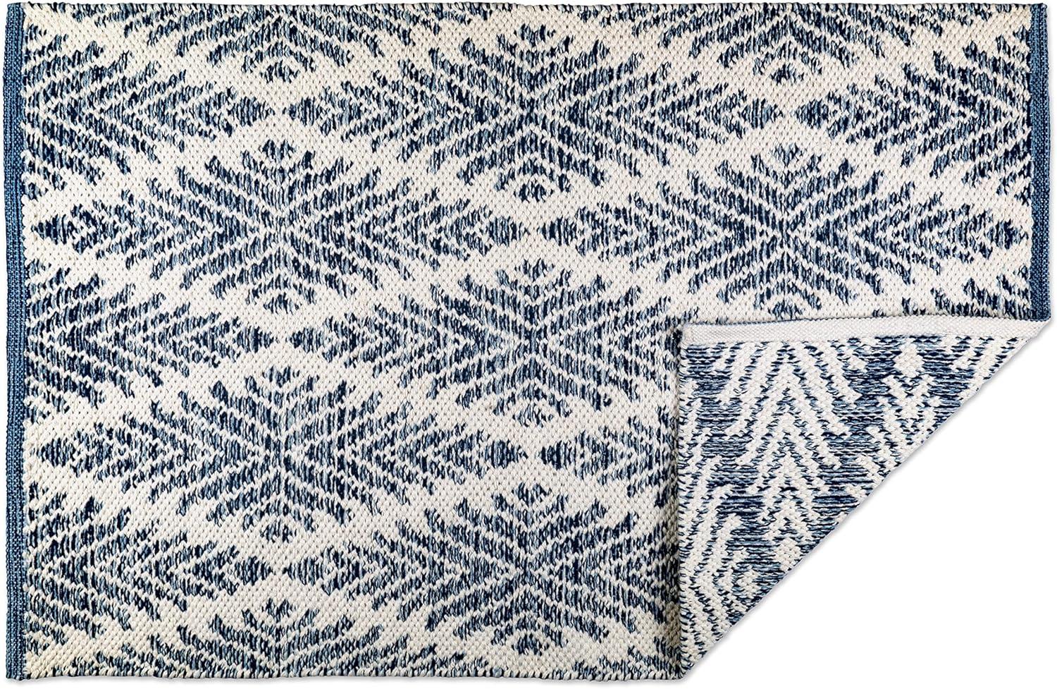 Design Imports Reflections Motif - Blue Marquee Diamond - 2 X 3 Ft