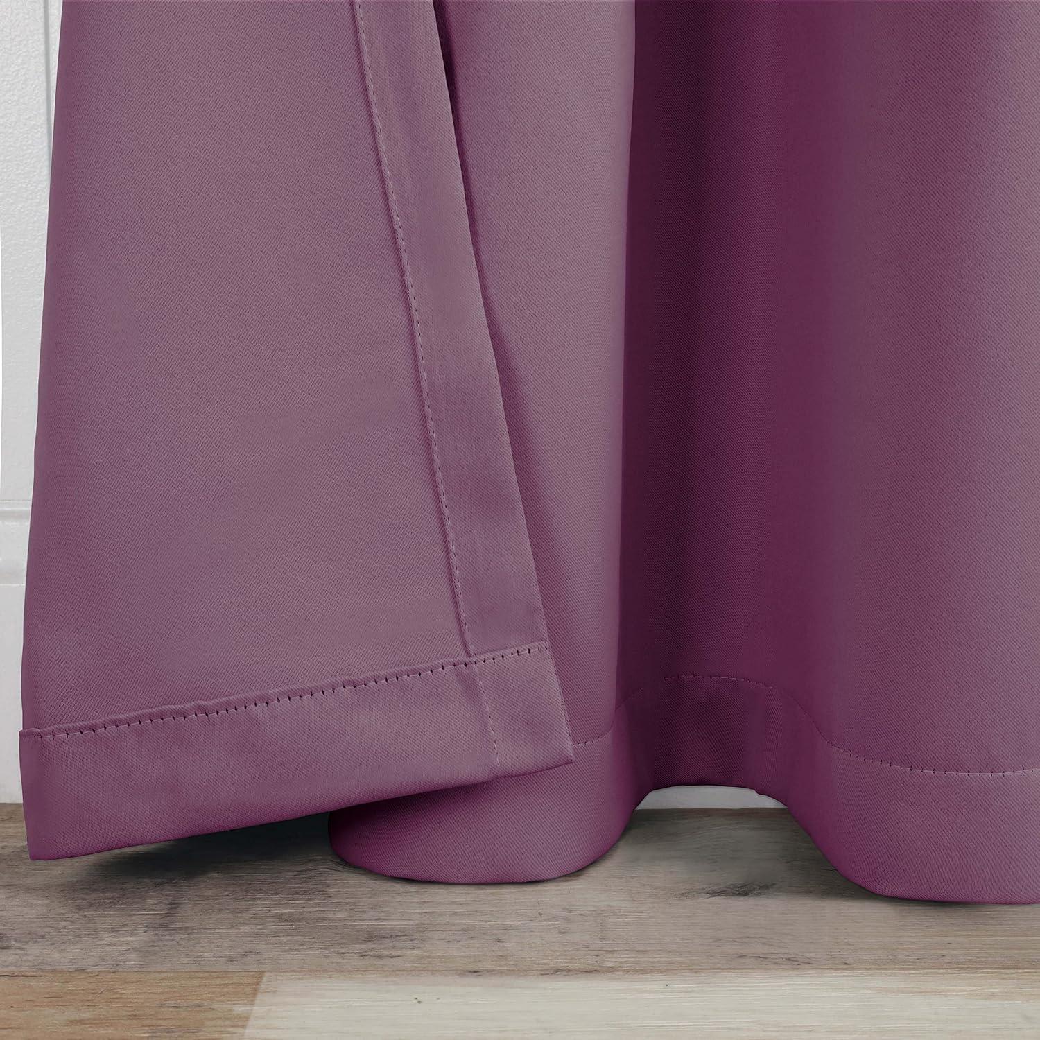 Superior Bertrand Solid Modern Room Darkening Curtain Panel (Set of 2)