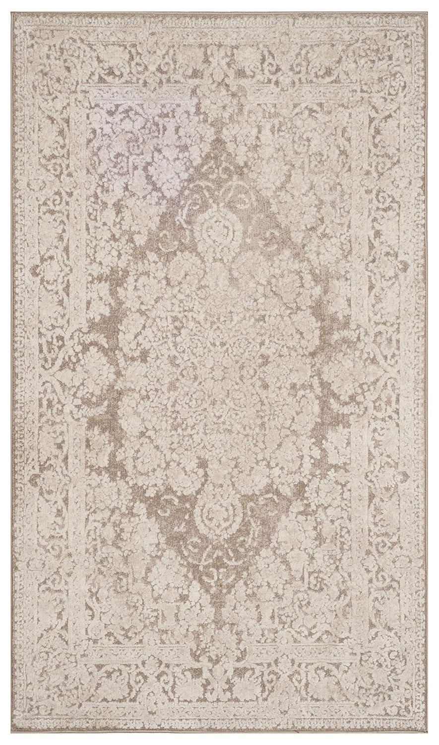 Reflection RFT664 Power Loomed Accent Rug - Beige/Cream - 2'3"x4' - Safavieh.