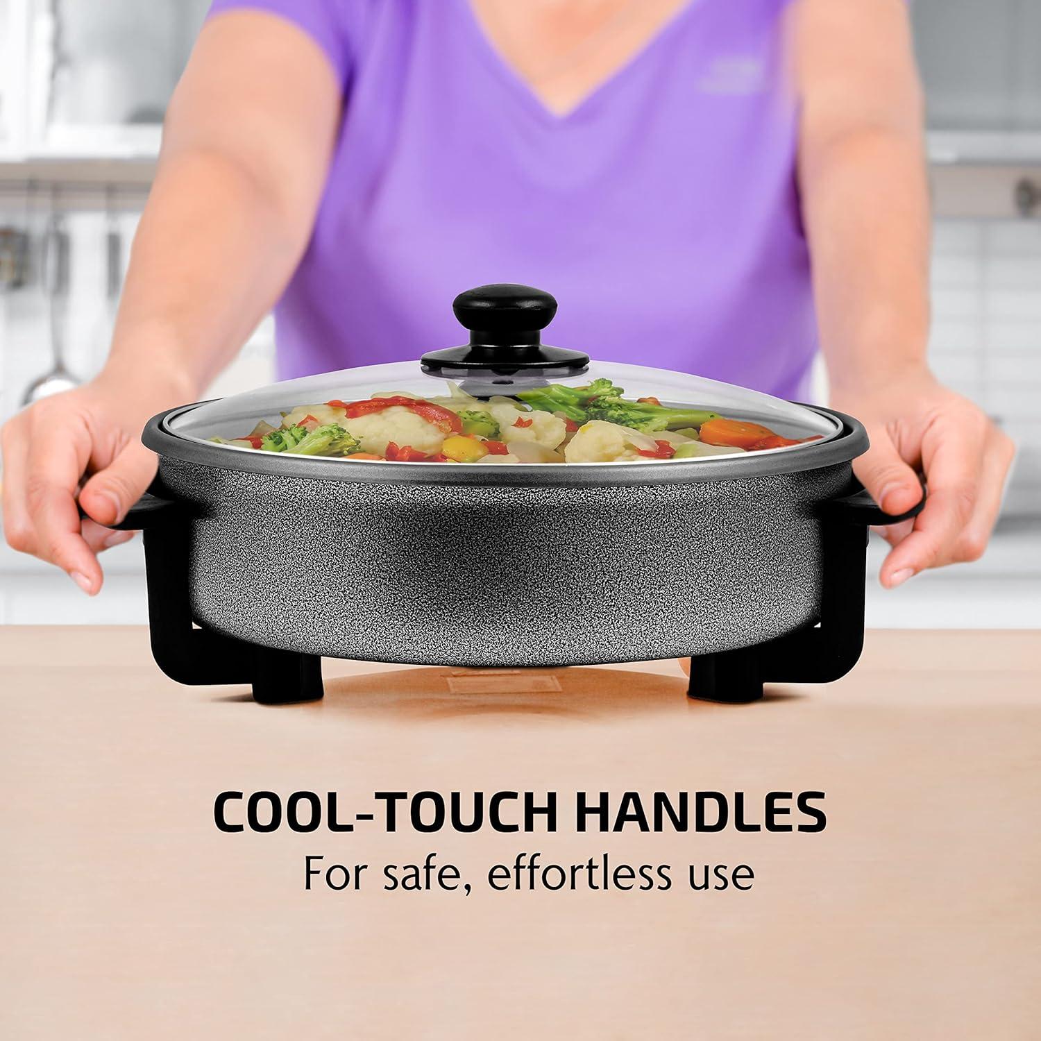 OVENTE 12" Electric Skillet and Frying Pan & Reviews | Wayfair