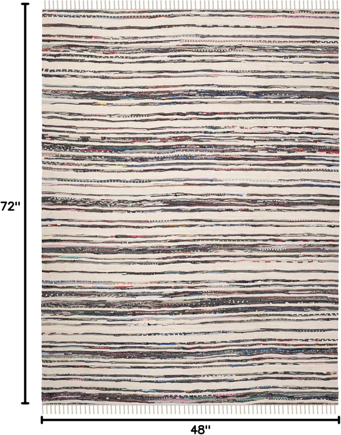 Rag Area Rug RAR126 Hand Woven Area Rug  - Safavieh