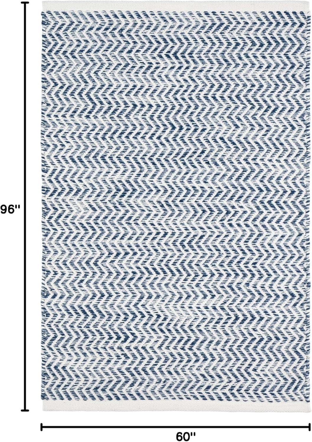 Coastal Blue Handwoven Indoor/Outdoor Rug