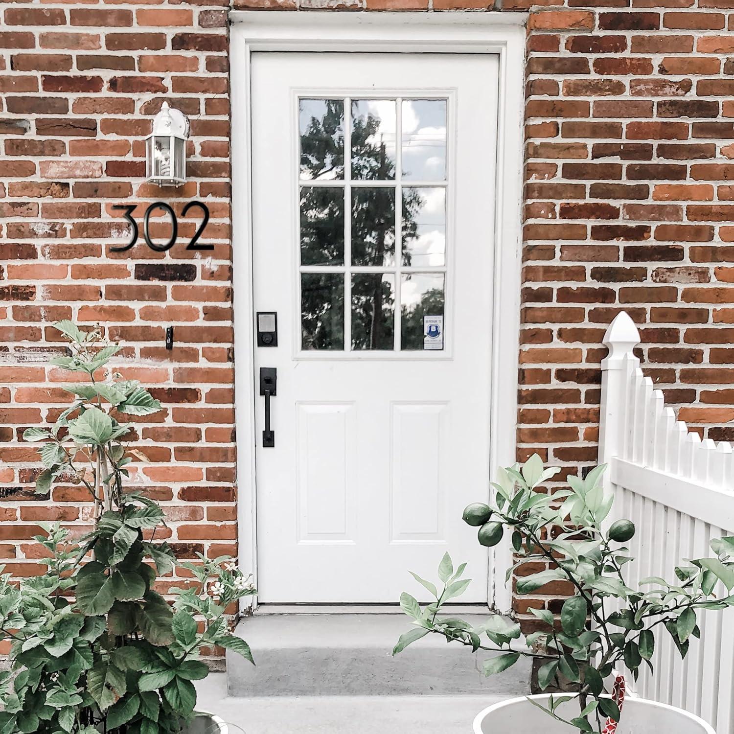 8'' H Metal House Number
