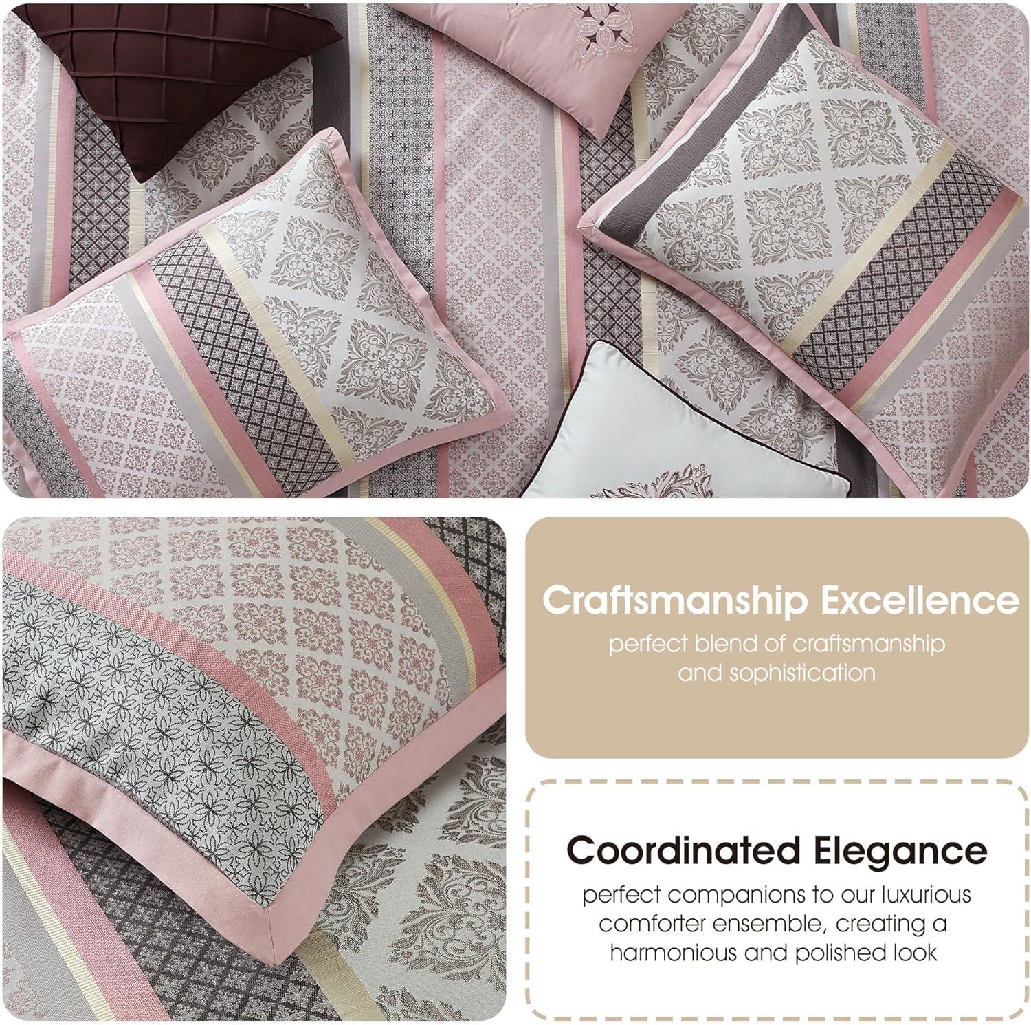 Tefia Karr Microfiber 7 Piece Comforter Set