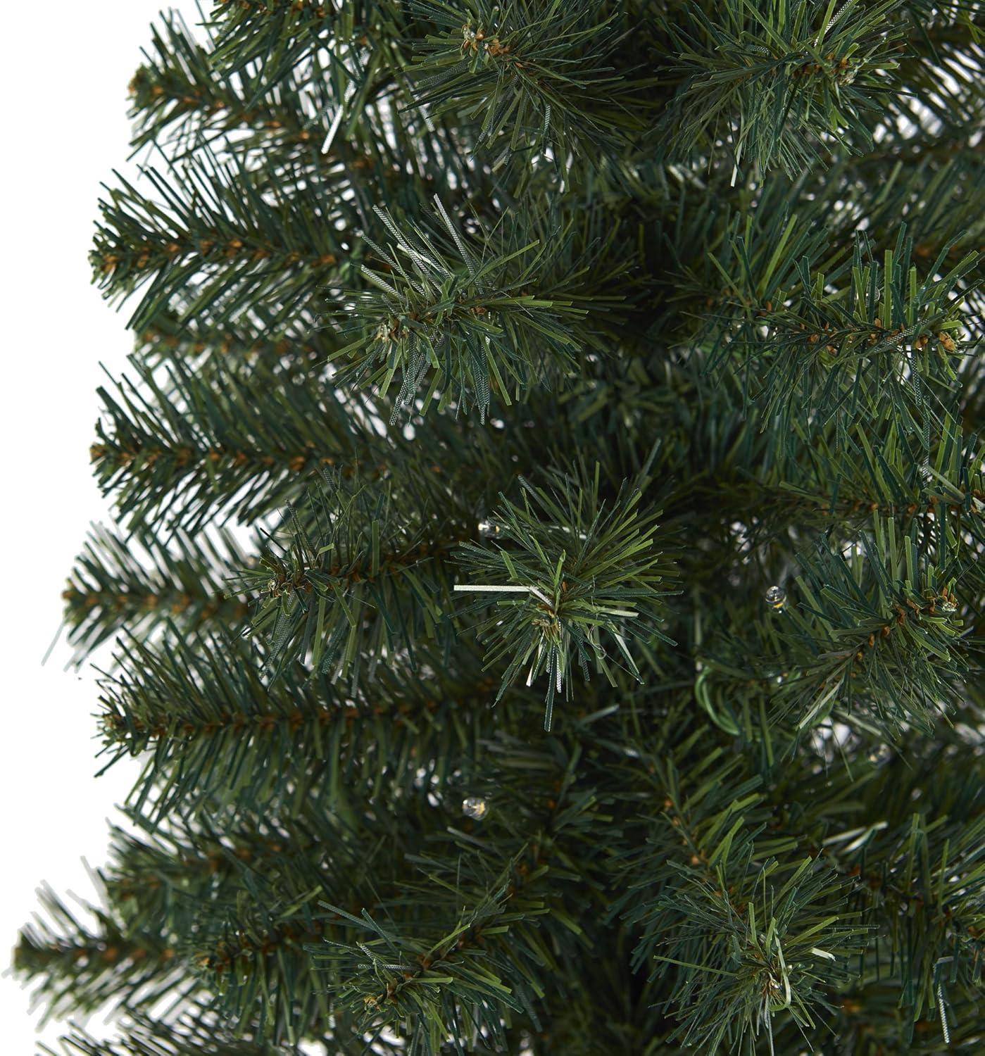 Nearly Natural 2’ Green Prelit Artificial Christmas Tree