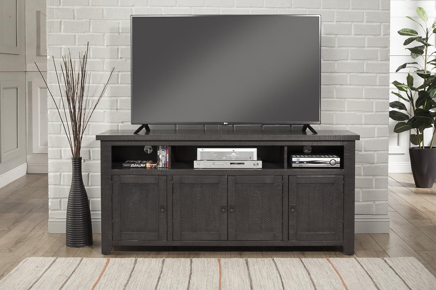 Martin Svensson Home West Mill 65" Solid Wood TV Stand Gray