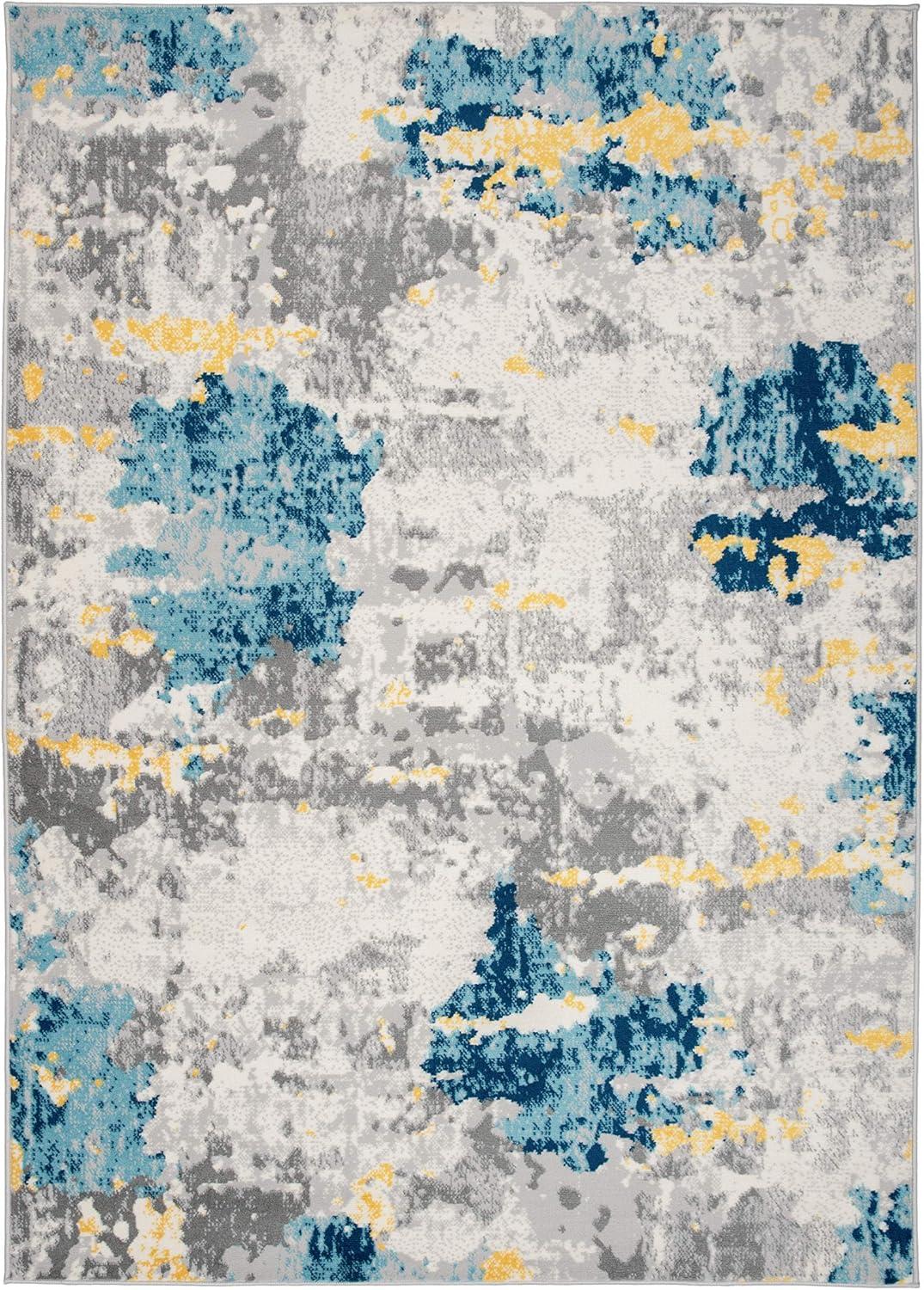 World Rug Gallery Distressed Abstract Pattern Area Rug