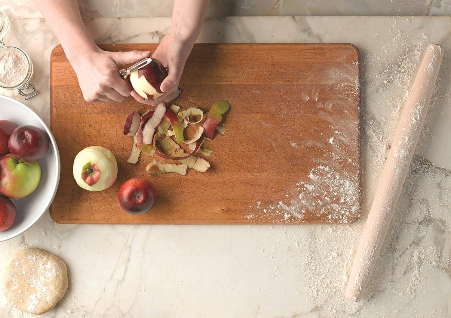 Maple Wood French Tapered Rolling Pin for Baking, 20.5"