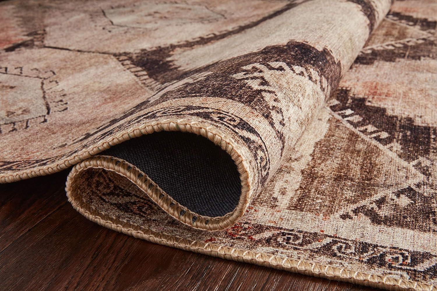 Loloi II Wynter Geometric Traditional Area Rug, Brown, 7'.6" x 9'.6"
