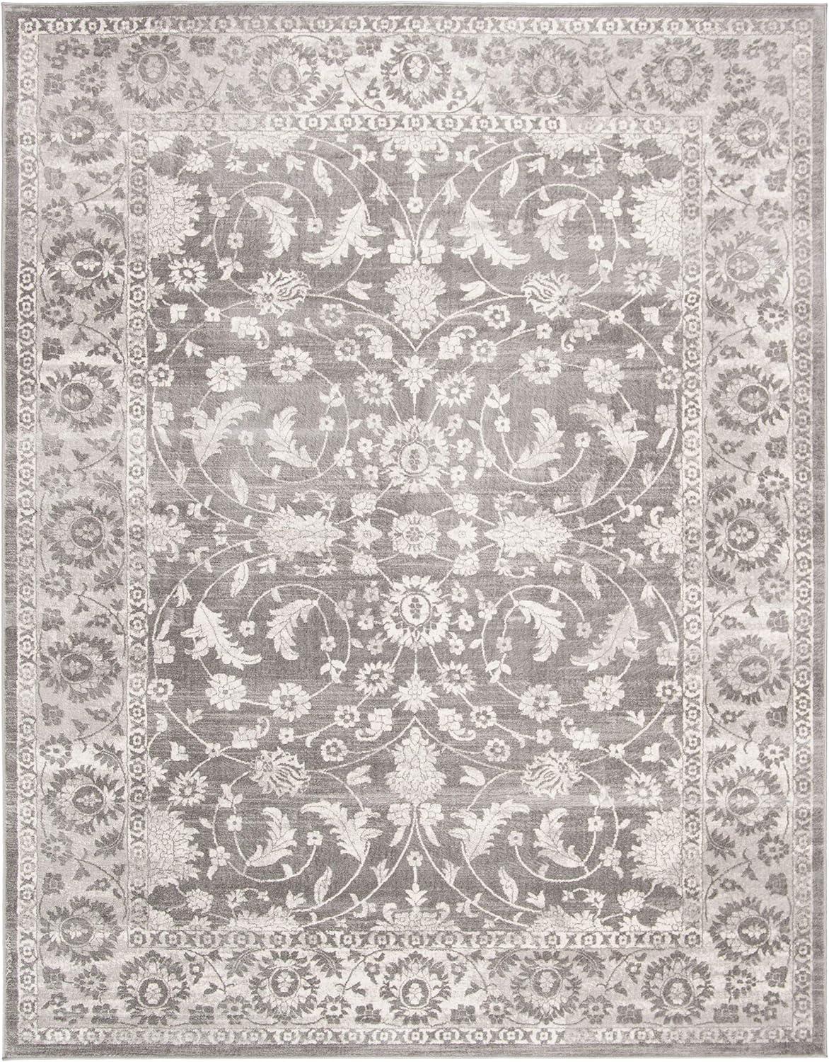 SAFAVIEH Brentwood Shannen Traditional Area Rug, 12' x 18', Cream/Grey