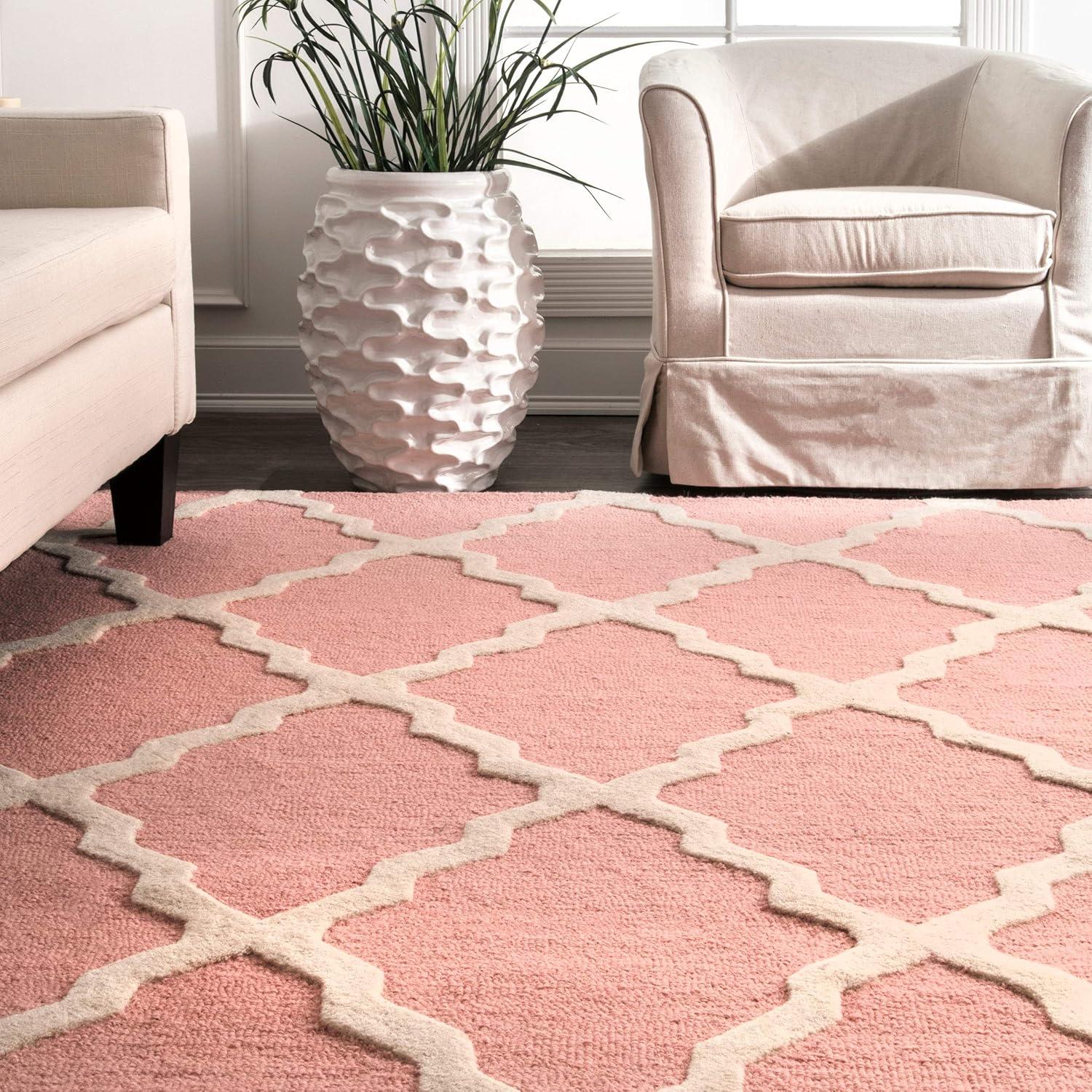 nuLOOM Hand-Hooked Marrakech Trellis Area Rug or Runner