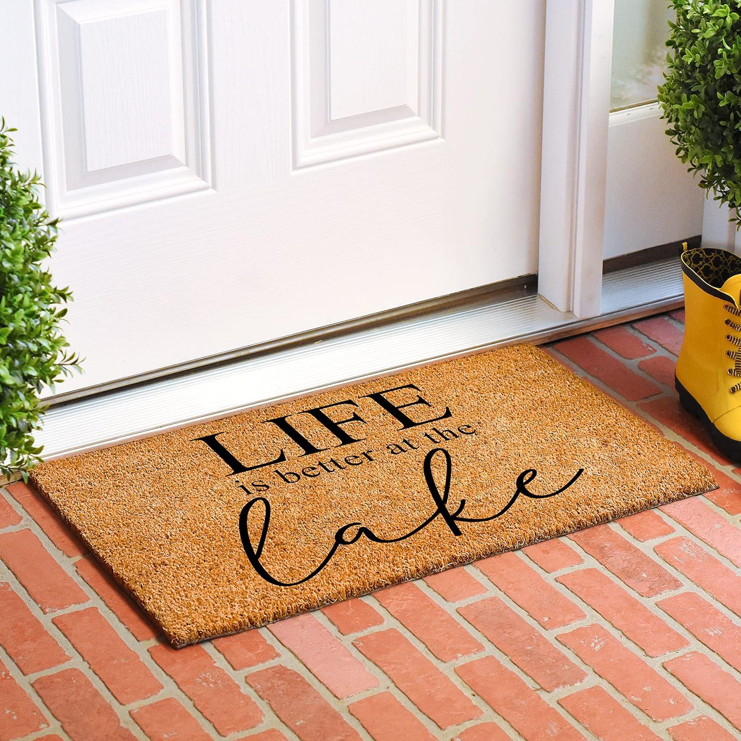 Calloway Mills Lake Life Doormat, 17" x 29"