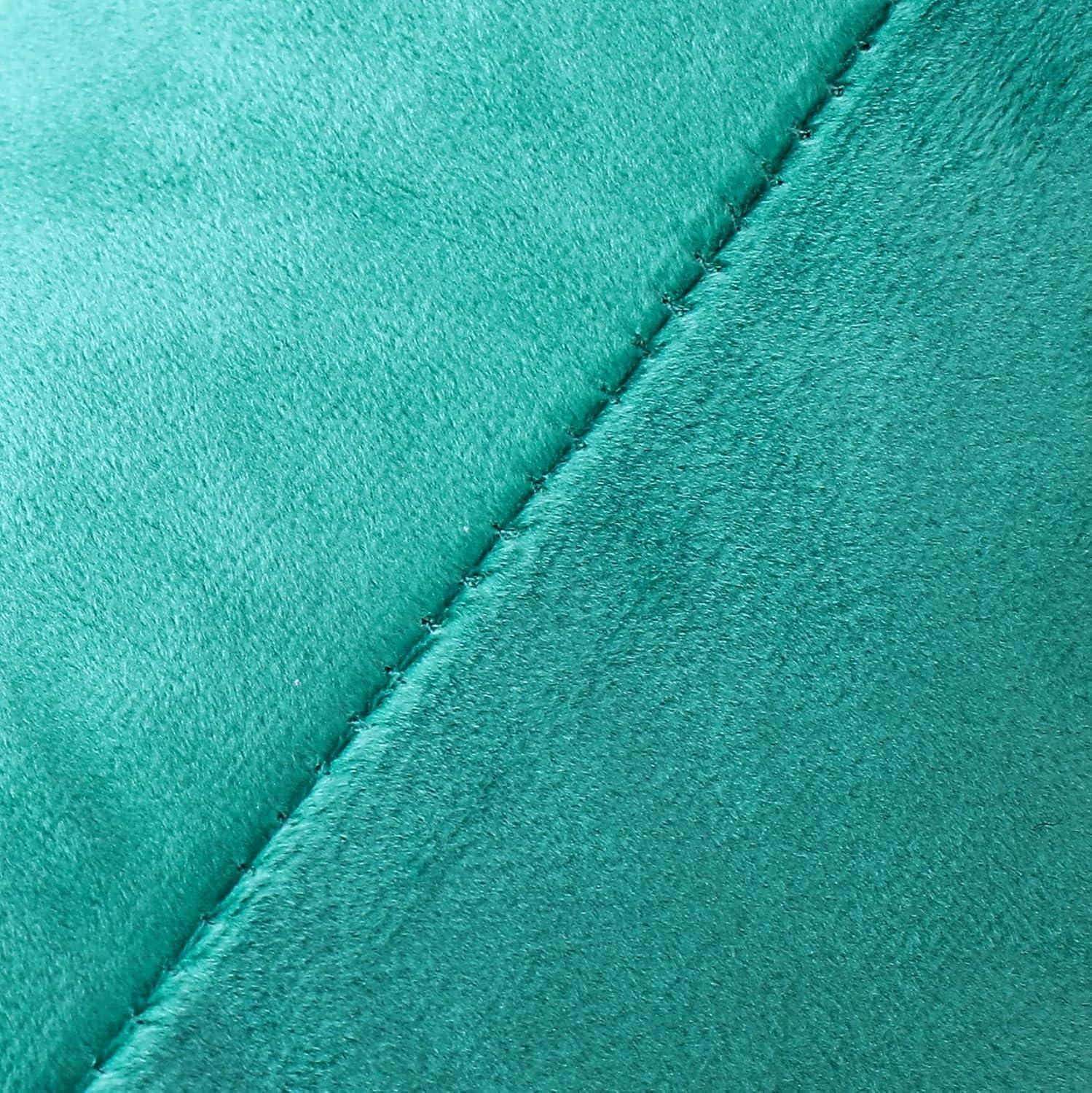 PAVILIA Set of 2 Throw Pillow Covers, Decorative Velvet Square Cushion Cases for Bed Sofa Couch Bedroom Living Room, Red/20 x 20