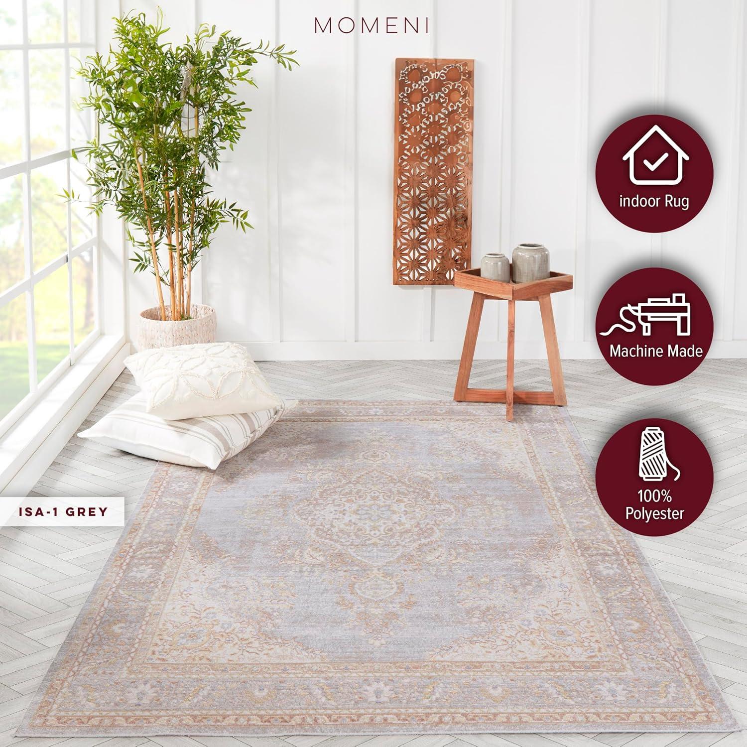 Isabella Charli Medallion Loomed Accent Rug - Momeni