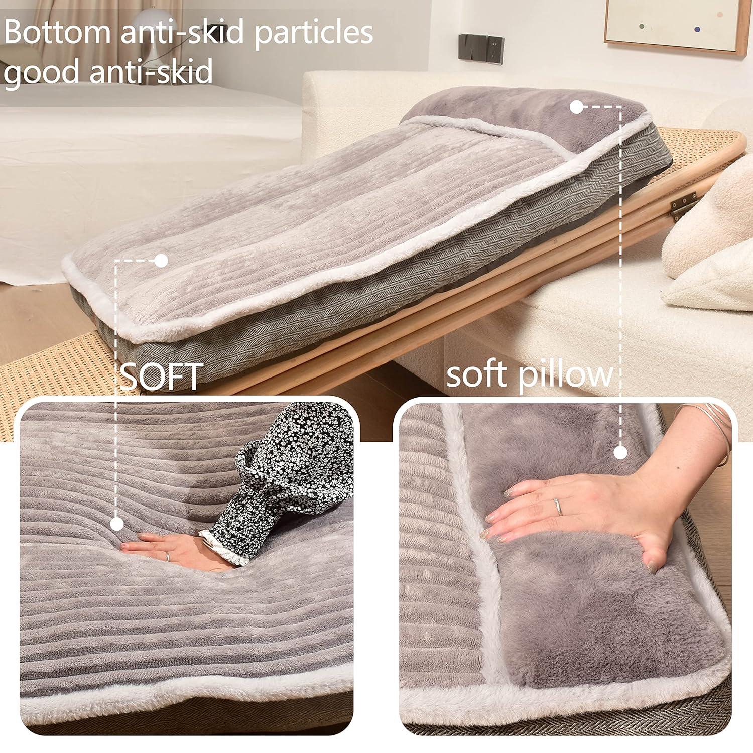 Tucker Murphy Pet™ Large Dog Bed With Pillow For Crate Kennel, Sofa Dog Bed, Super Soft Pet Bed For Medium, Jumbo, Furniture