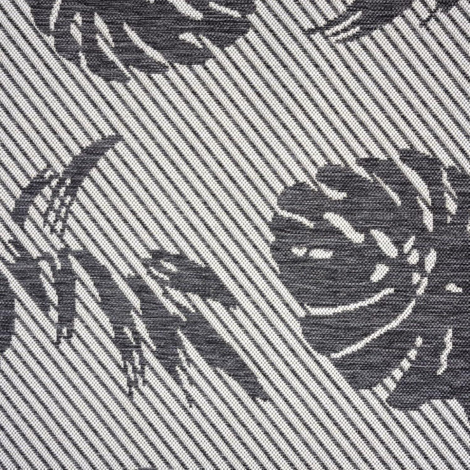 Tommy Bahama Palm Coastal Indoor/Outdoor Area Rug, Charcoal Gray